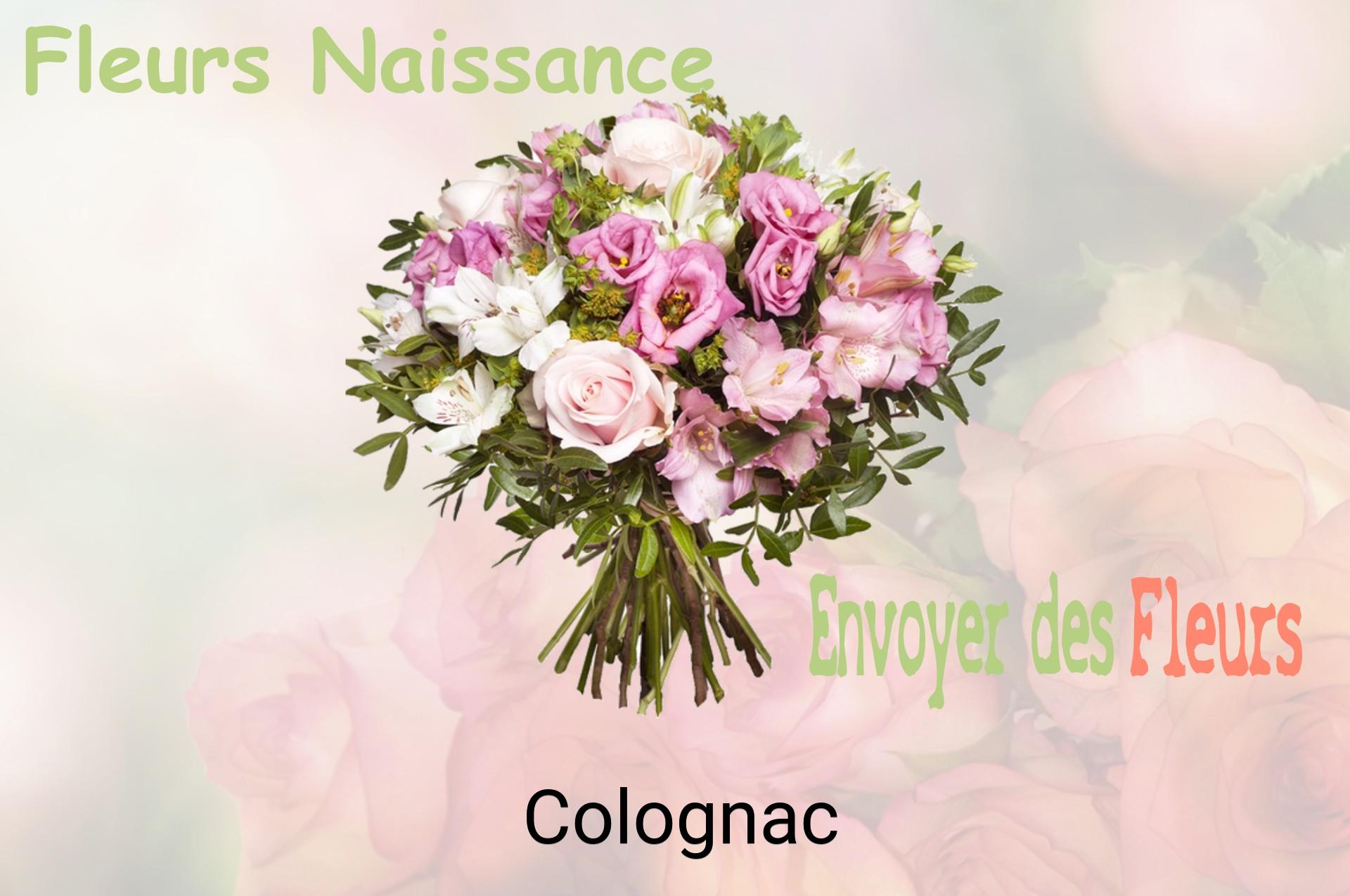 Bouquet de fleurs de naissance livré à Colognac